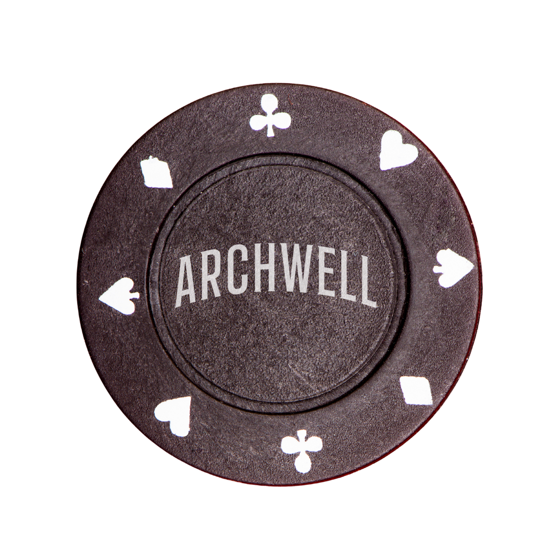Archwell Spirits Poker Chip Logo - The Sure Bet