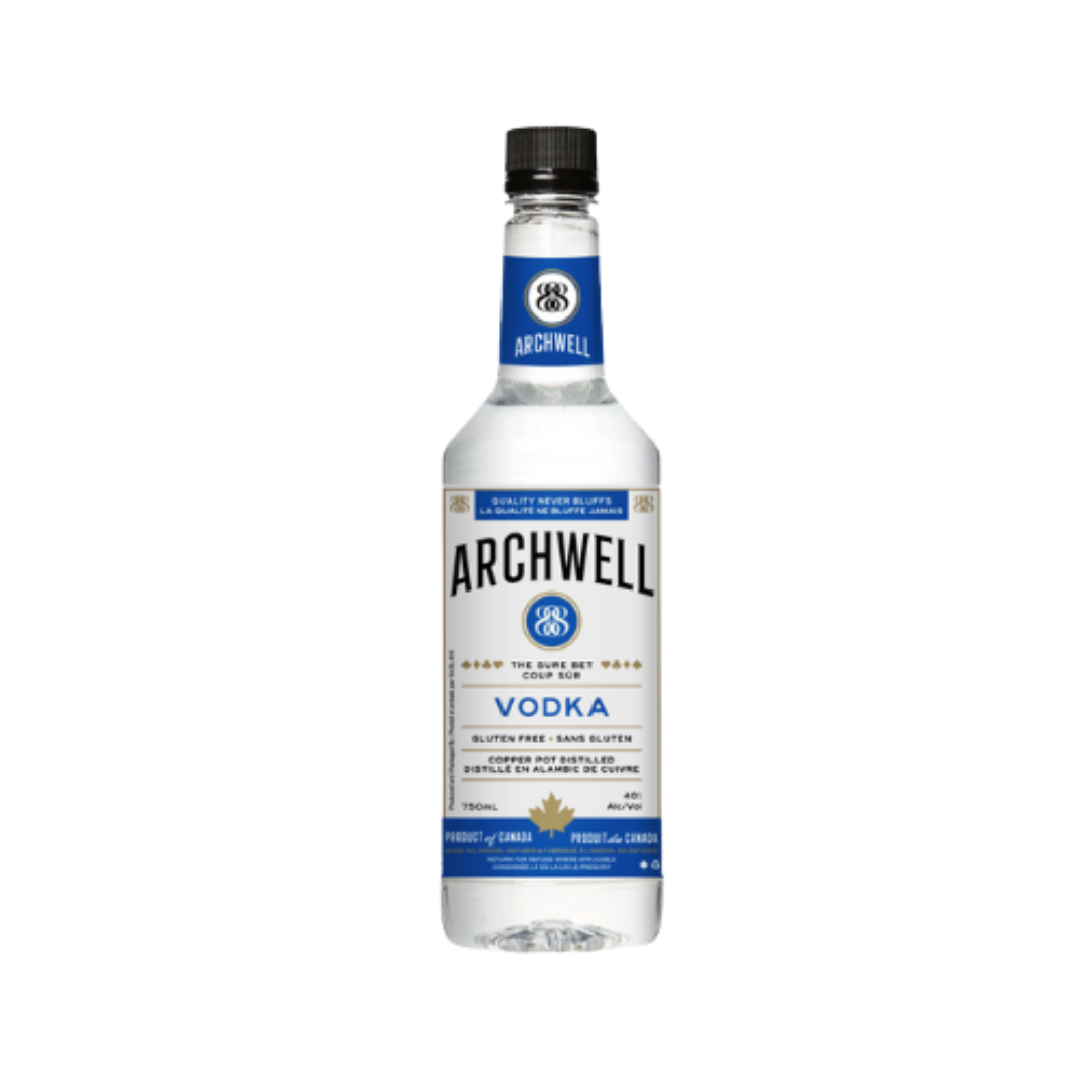 Archwell Premium Canadian Vodka - 1.14L Bottle for Bars and Restaurants